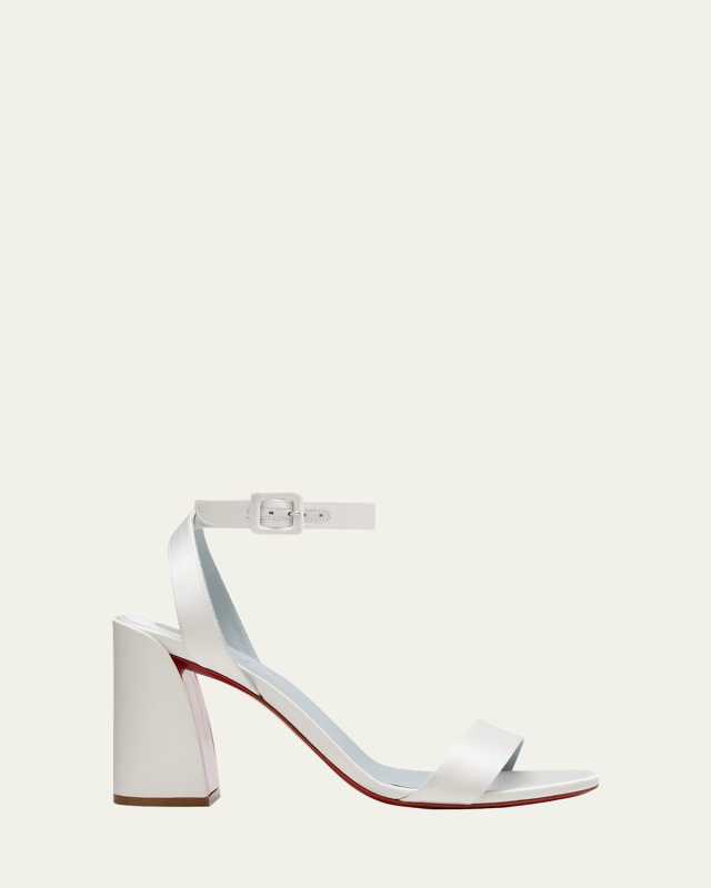 Miss Sabina Red Sole Ankle-Strap Sandals